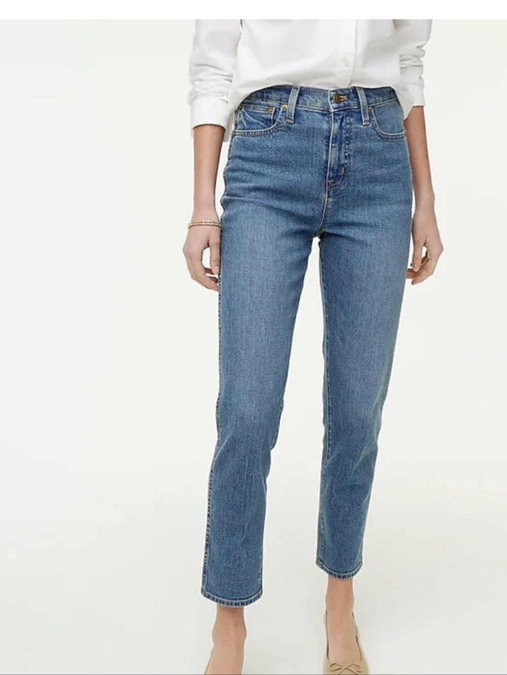 J CREW High-Rise Classic Vintage Straight Jeans Women's size 30. Very gently use